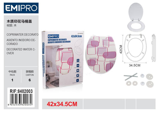 Copriwater Decorato 18