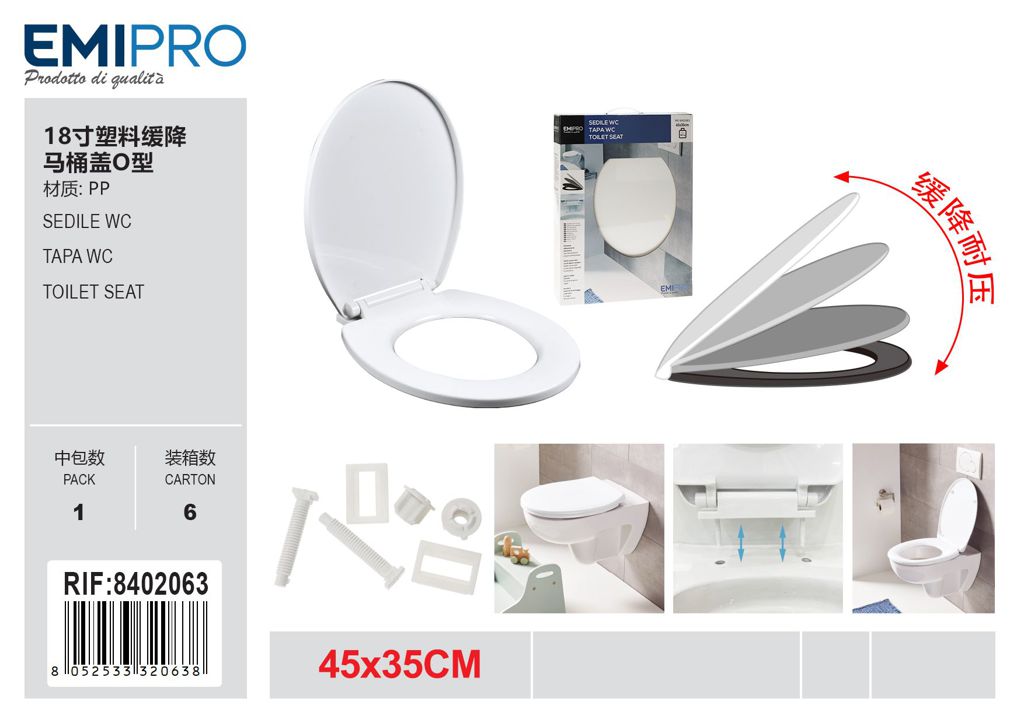 Sedile wc 45*35cm