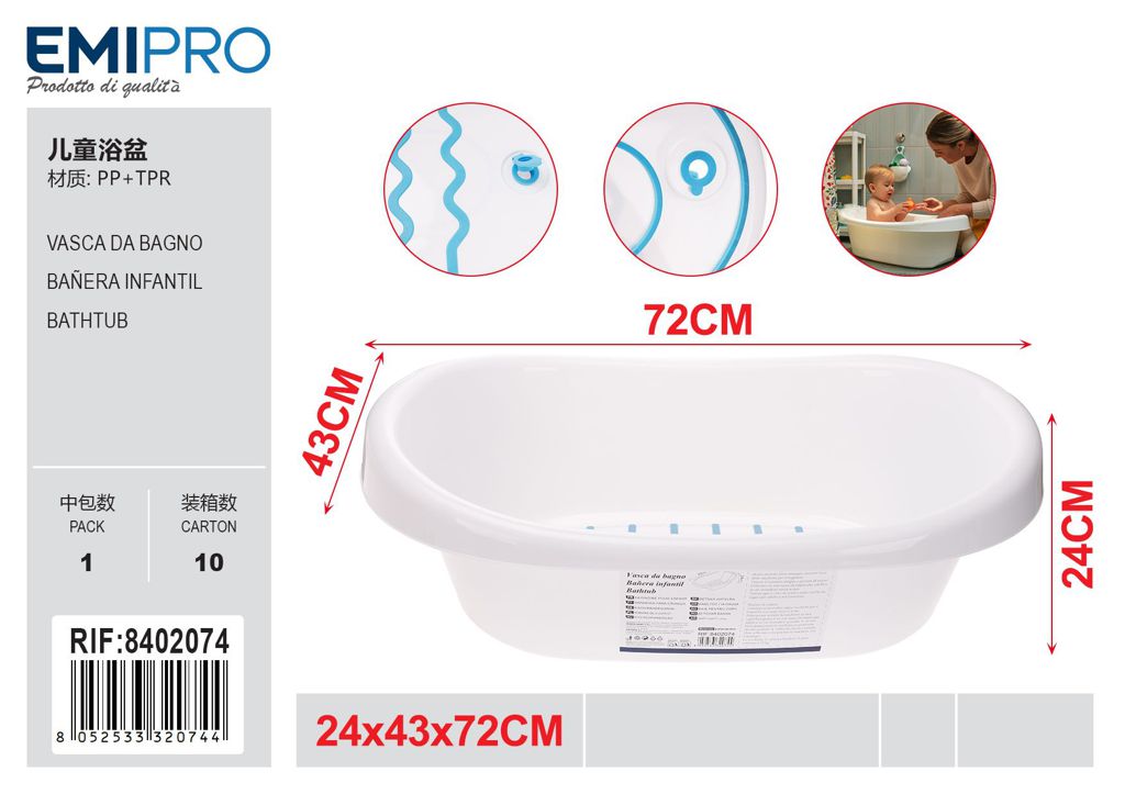 vasca Da Bagno 72*43*24 H cm