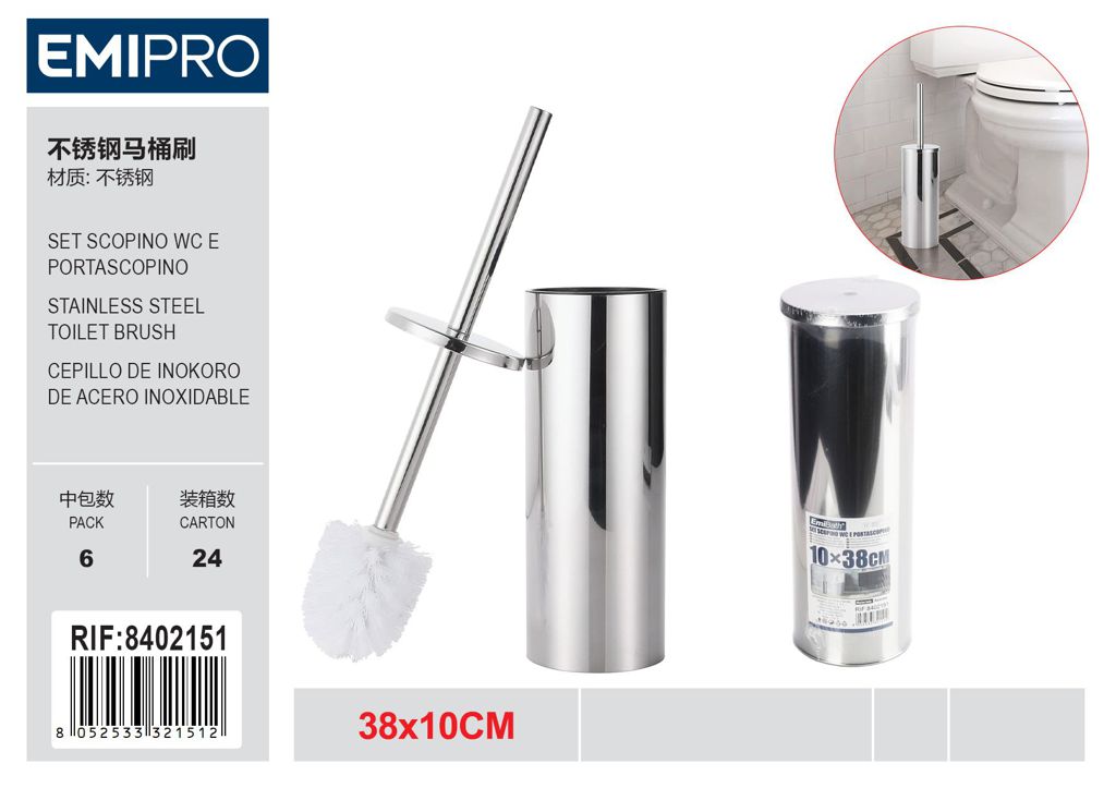 Set Scopino wc E Portascopino