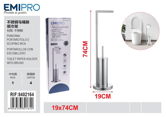 Piantana Portarotolo E Scopino wc