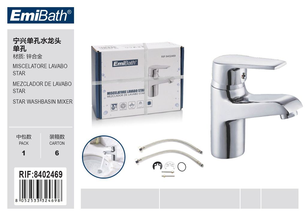 Miscelatore Lavabo Star