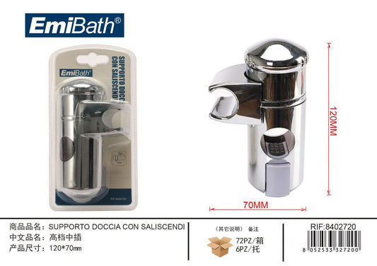 Supporto Doccia Con Saliscendi 25mm