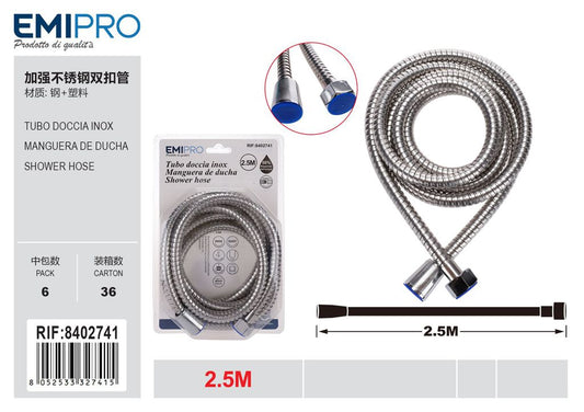 Tubo Doccia Inox 2.5M