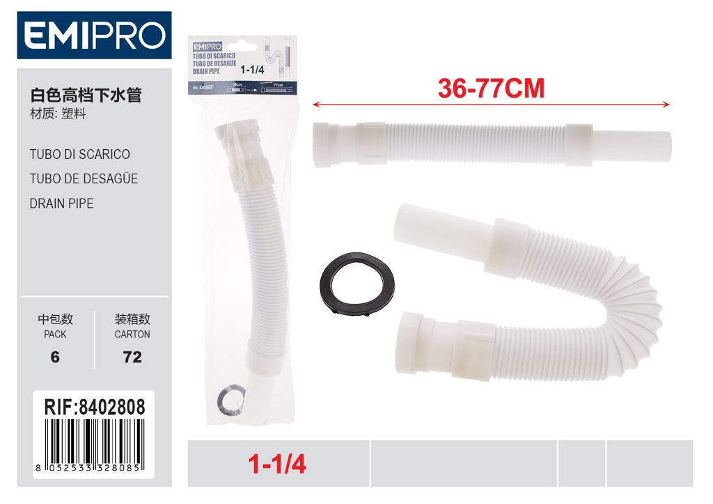 Tubo Di Scarico 1-1/4