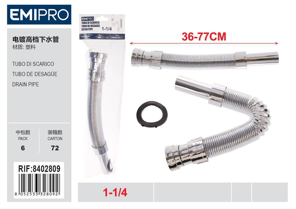 Tubo Di Scarico 1-1/4