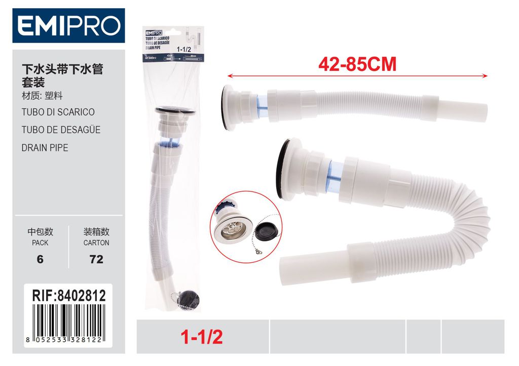 Tubo Di Scarico 1-1/2