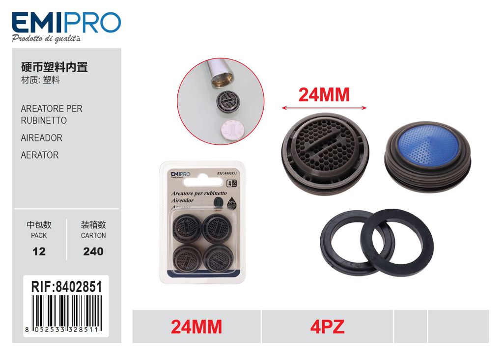 Areatore Per Rubinetto 4Pz
