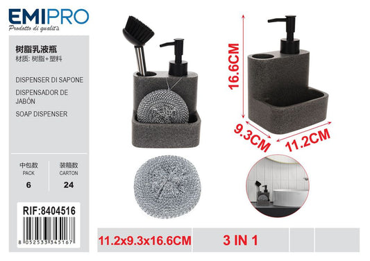 Dispenser Di Sapone 3 Pz