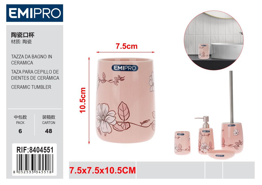 Tazza Da Bagno In Ceramica