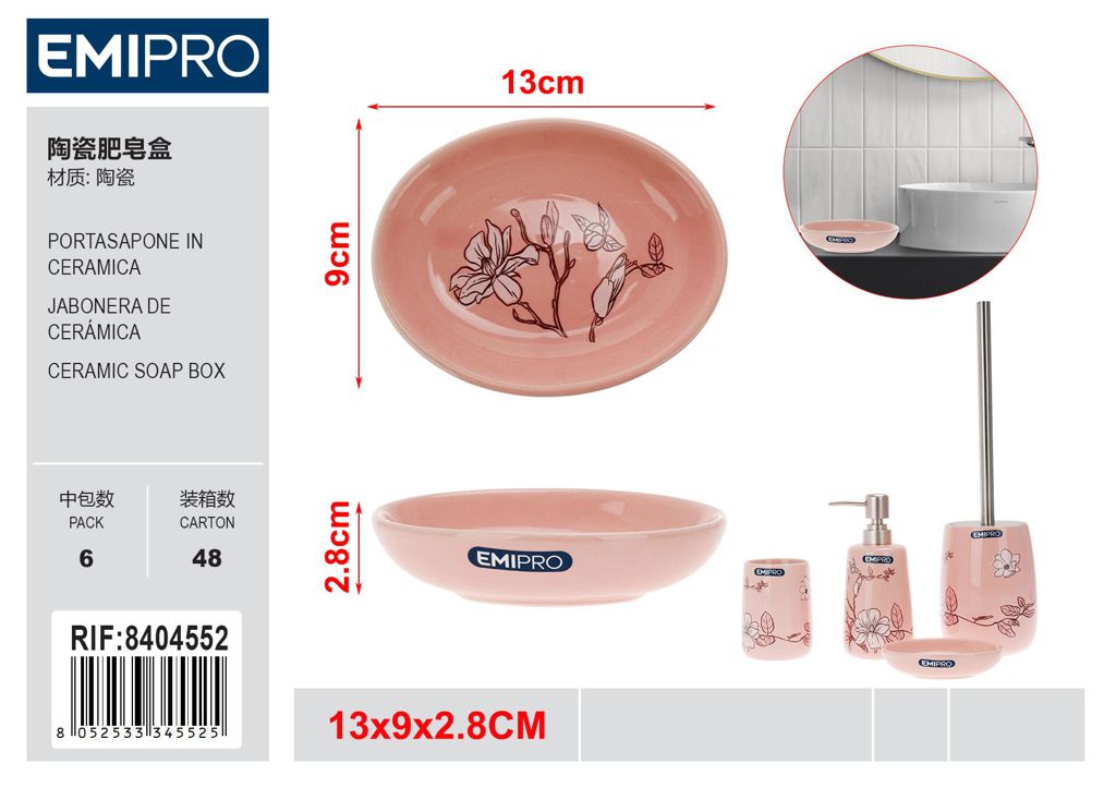 Portasapone In Ceramica