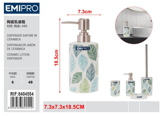 Dispenser Sapone In Ceramica