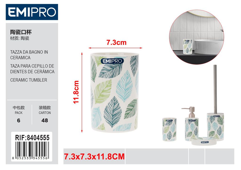Tazza Da Bagno In Ceramica
