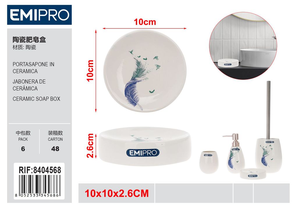 Portasapone In Ceramica