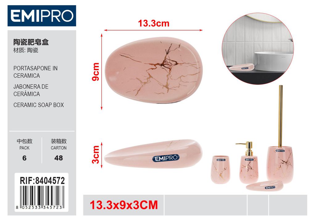 Portasapone In Ceramica