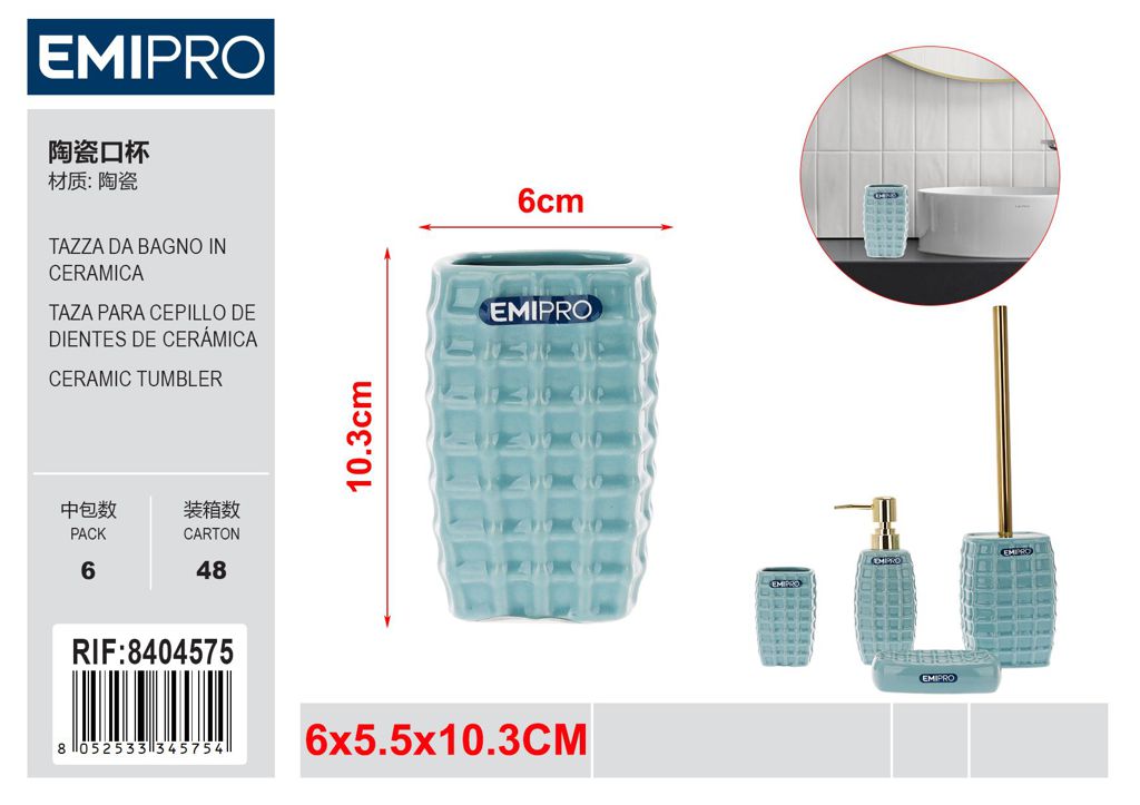 Tazza Da Bagno In Ceramica