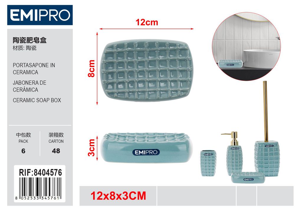 Portasapone In Ceramica