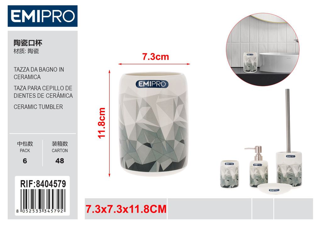 Tazza Da Bagno In Ceramica