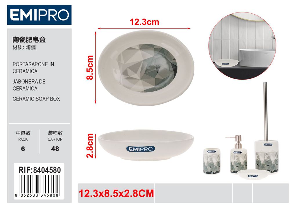 Portasapone In Ceramica