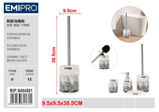Portascopino In Ceramica