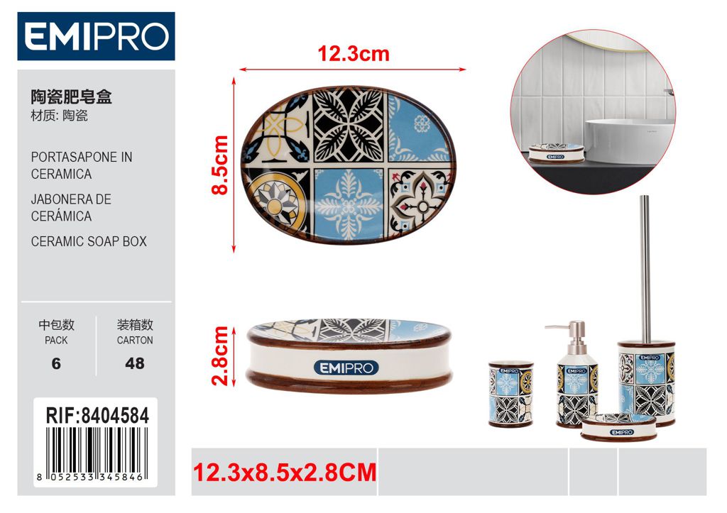 Portasapone In Ceramica