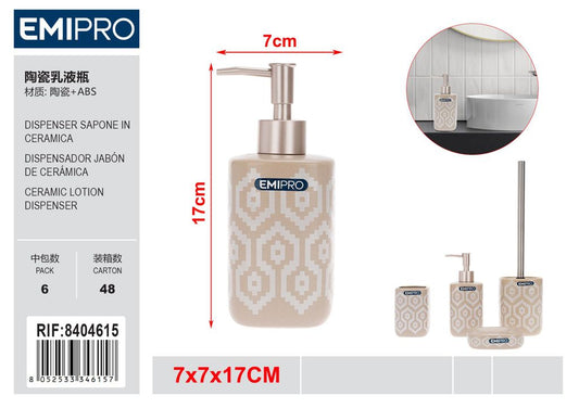 Dispenser Sapone In Ceramica
