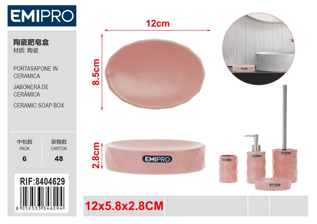 Portasapone In Ceramica