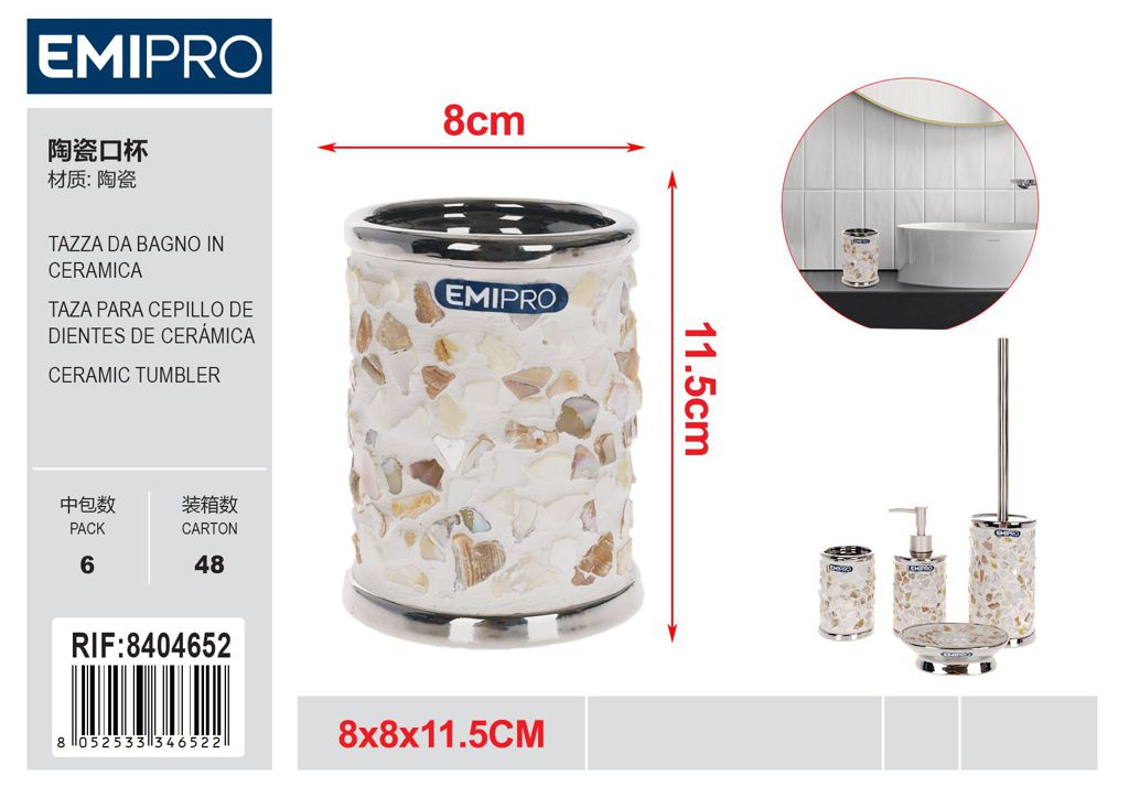 Tazza Da Bagno In Ceramica