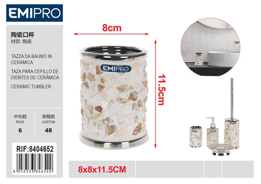 Tazza Da Bagno In Ceramica
