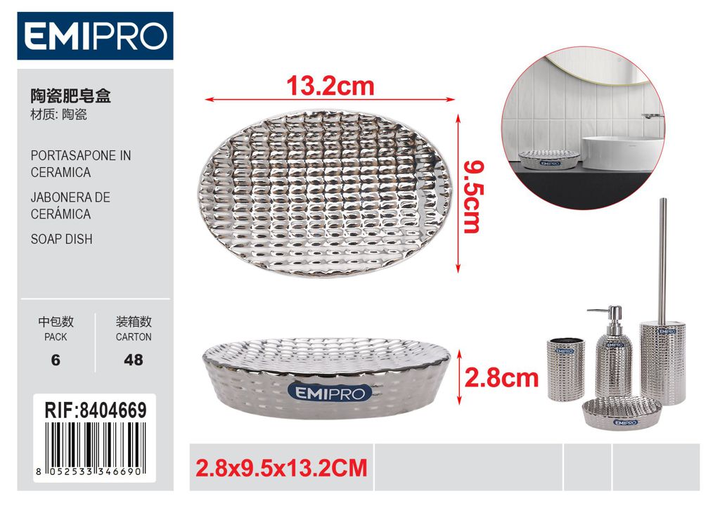 Portasapone In Ceramica