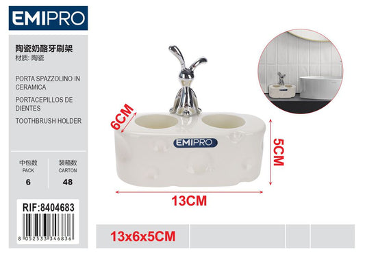 Porta Spazzolino In Ceramica