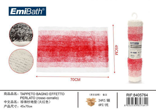Tappeto Bagno Effetto Perlato 45*70cm