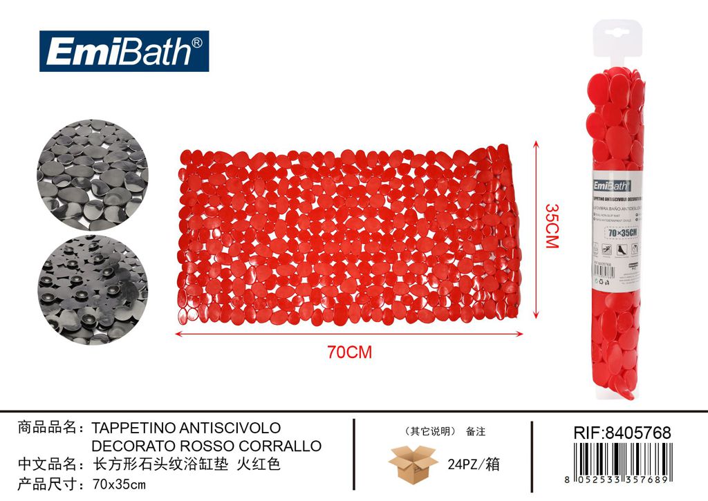 Tappetino Antiscivolo Decorato 70*35cm