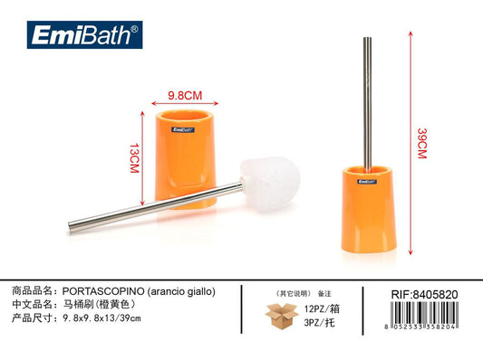 Portascopino Arancio Giallo 9.8*9.8*13/39cm