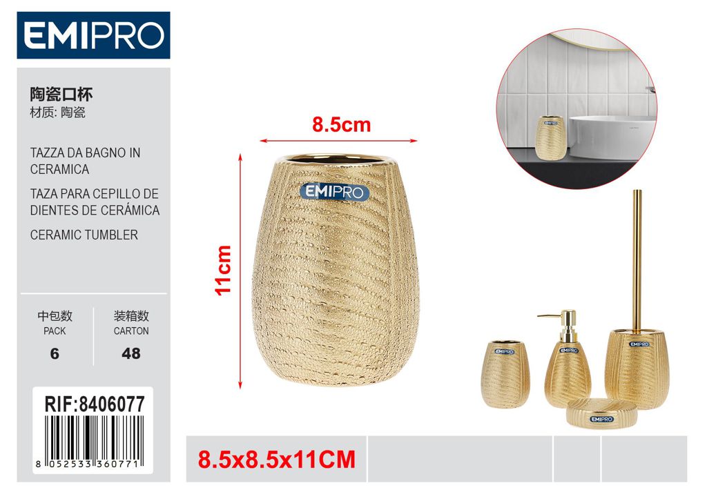 Tazza Da Bagno In Ceramica