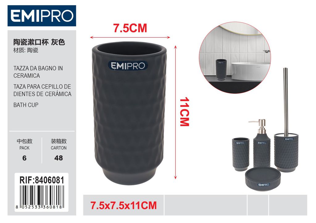 Tazza Da Bagno In Ceramica