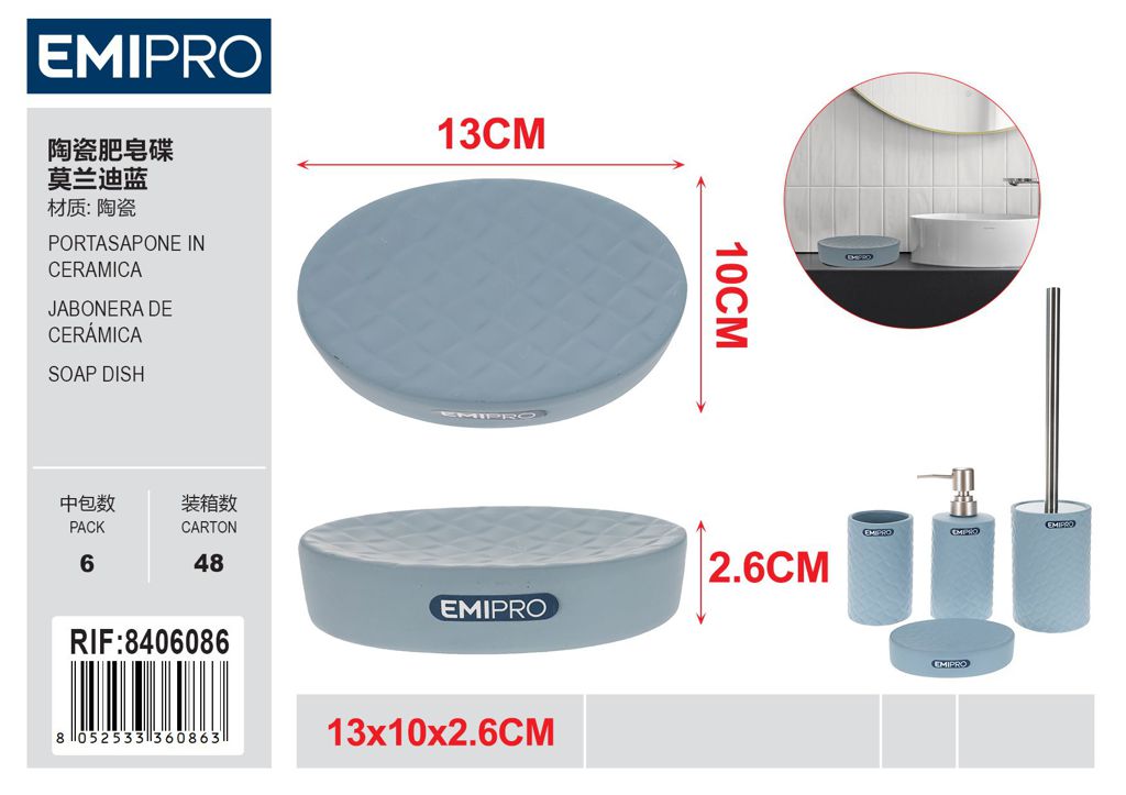 Portasapone In Ceramica
