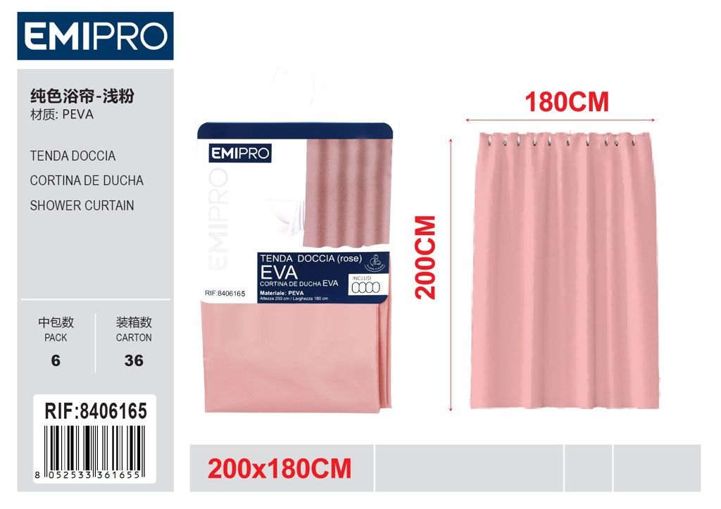 Tenda Doccia 180*200