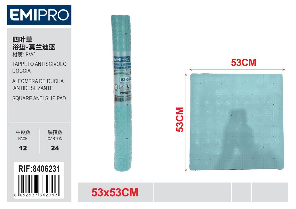 Tappeto Antiscivolo Doccia 53*53