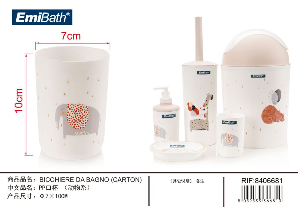 Bicchiere Da Bagno Carton ? 7X10cm