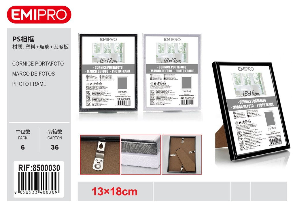 Cornice Portafoto In Plastica 13*18cm