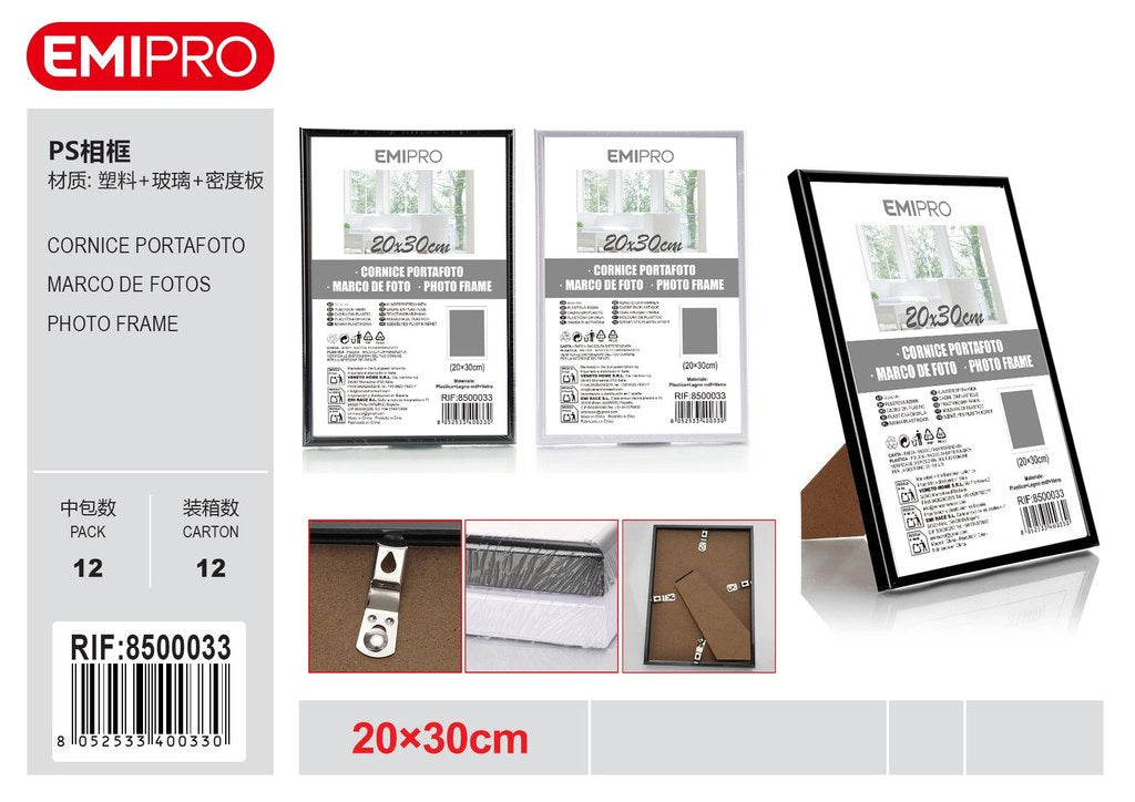 Cornice Portafoto In Plastica 20*30cm
