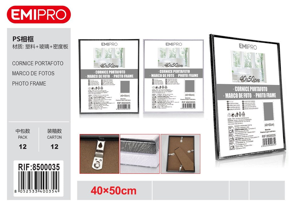 Cornice Portafoto In Plastica 40*50cm