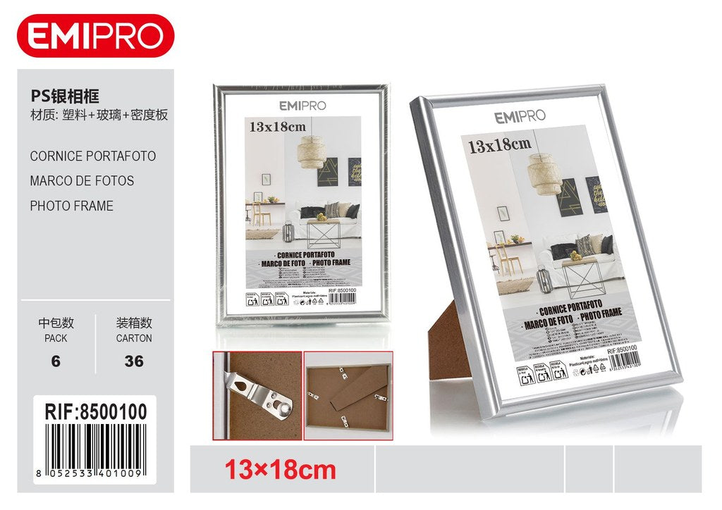 Cornice Portafoto In Plastica 13*18cm