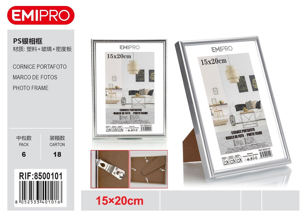Cornice Portafoto In Plastica 15*20cm