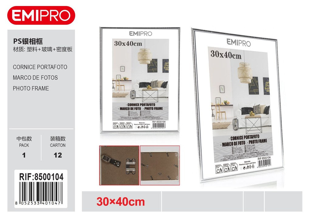 Cornice Portafoto In Plastica 30*40cm
