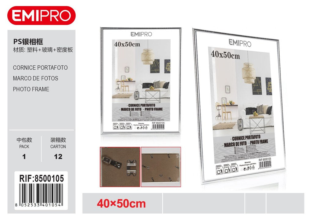Cornice Portafoto In Plastica 40*50cm