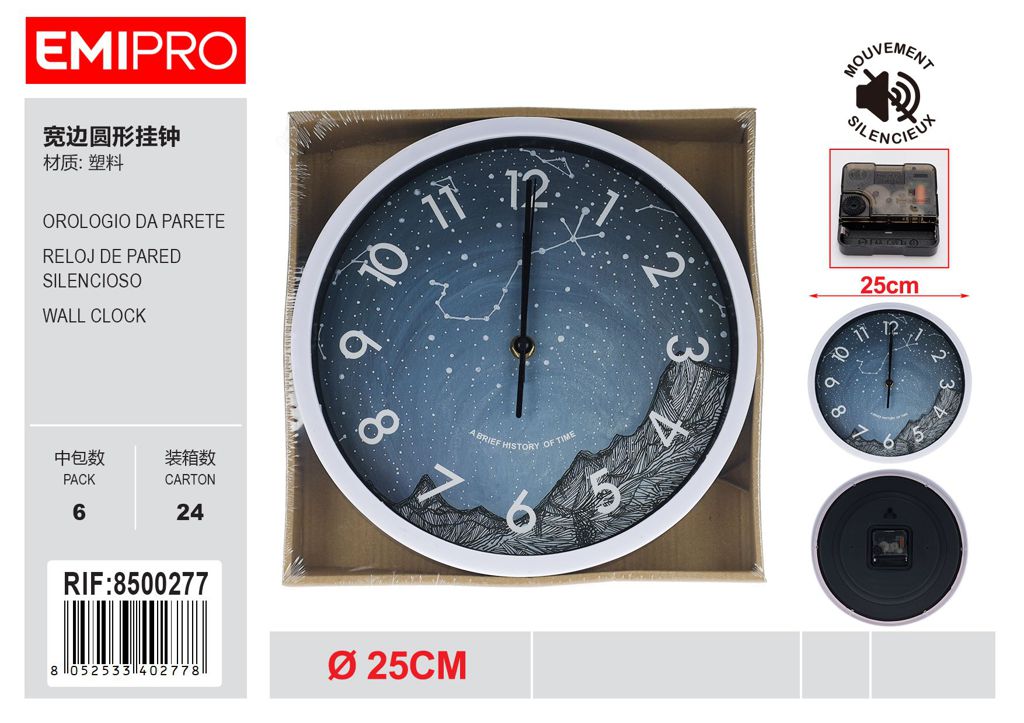 Orologio Da Parete 25cm