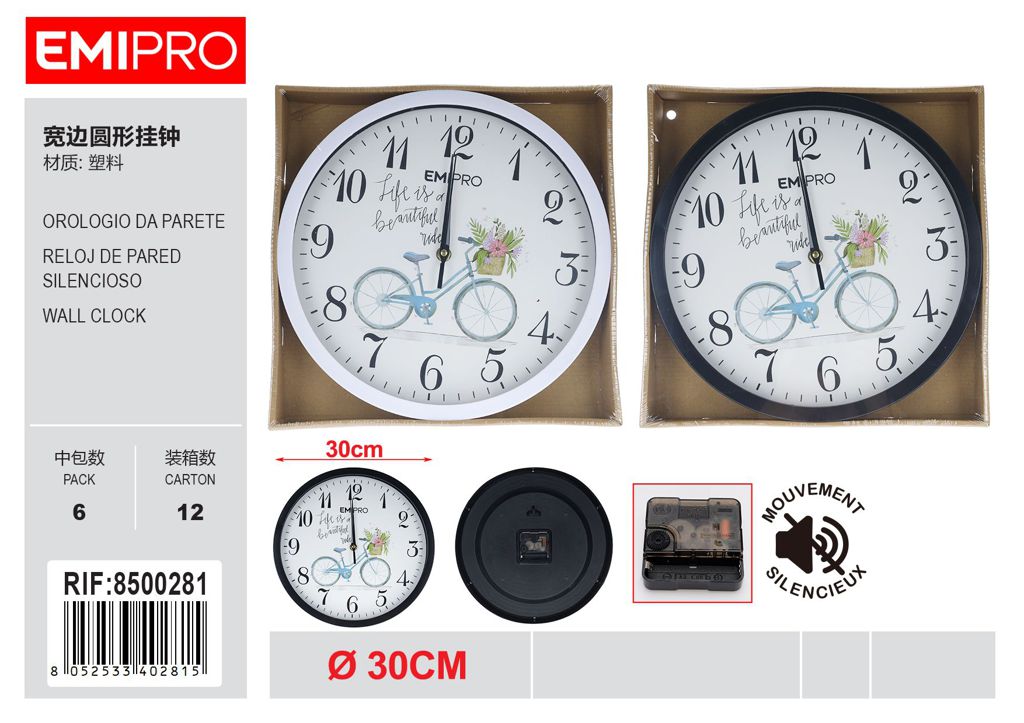 Orologio Da Parete 30cm