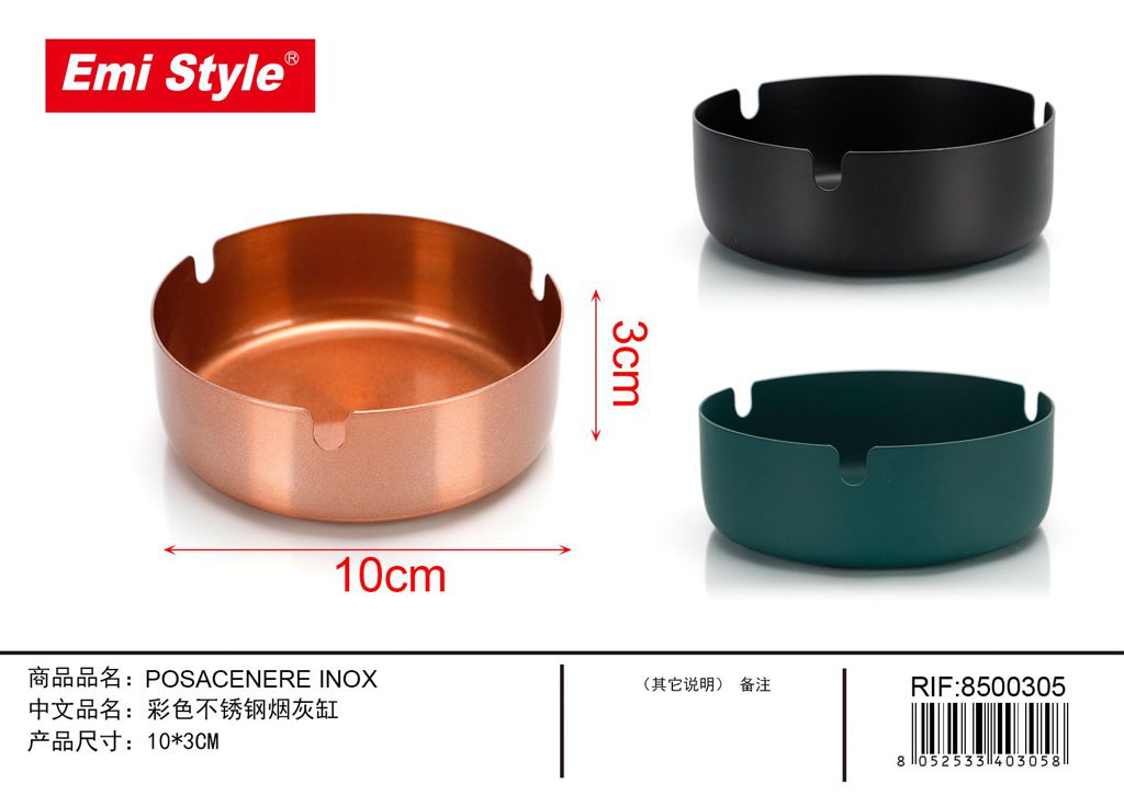 Posacenere Inox 10cm